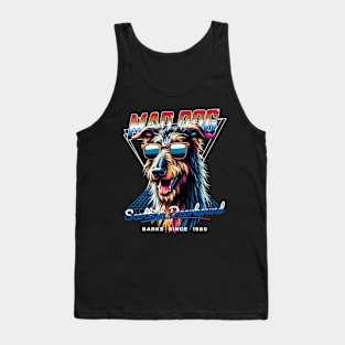 Mad Dog Scottish Deerhound Dog Tank Top